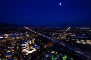 Flying Drone In City 4