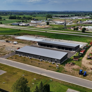 Aerial Photograph of Commercial Real Estate by Beau Koltz