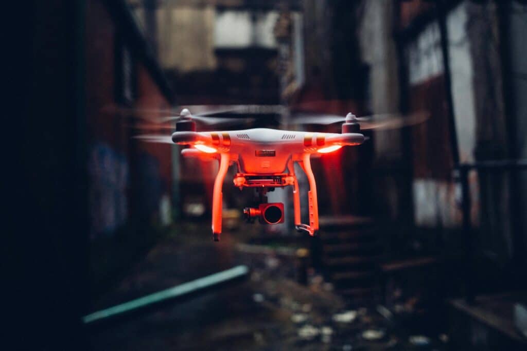 Drone monitoring for enhanced security and surveillance applications.