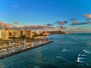 Honolulu Aerial Drone Photo Harbor