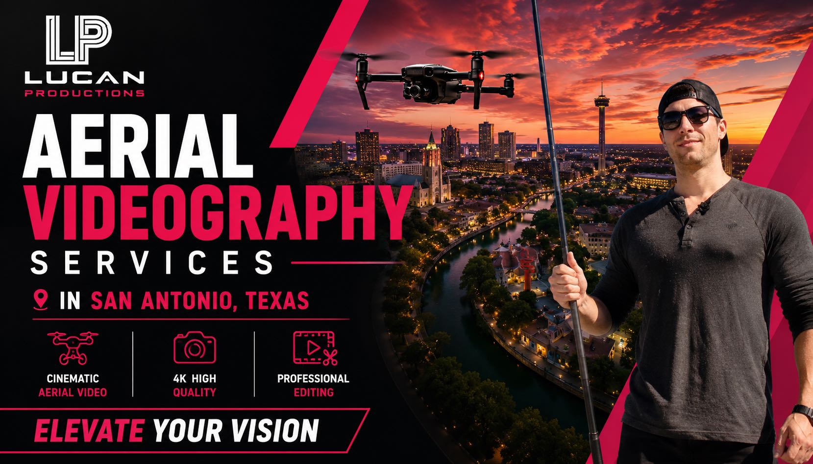 Aerial Videography in Texas by Lucan Productions