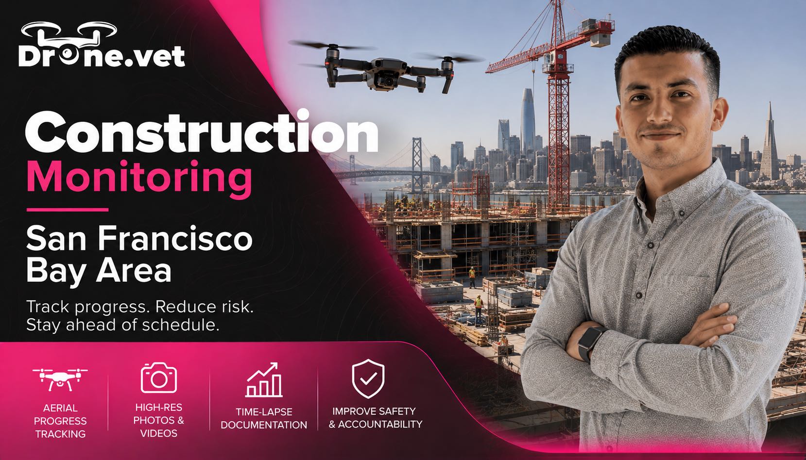 Construction Progression Documentation in california by Bay Area Drone Imagery in San Jose
