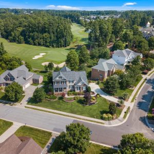 real estate drone photo