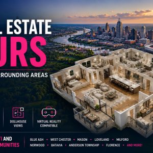 3D real estate tour services in Cincinnati with virtual home walkthroughs.