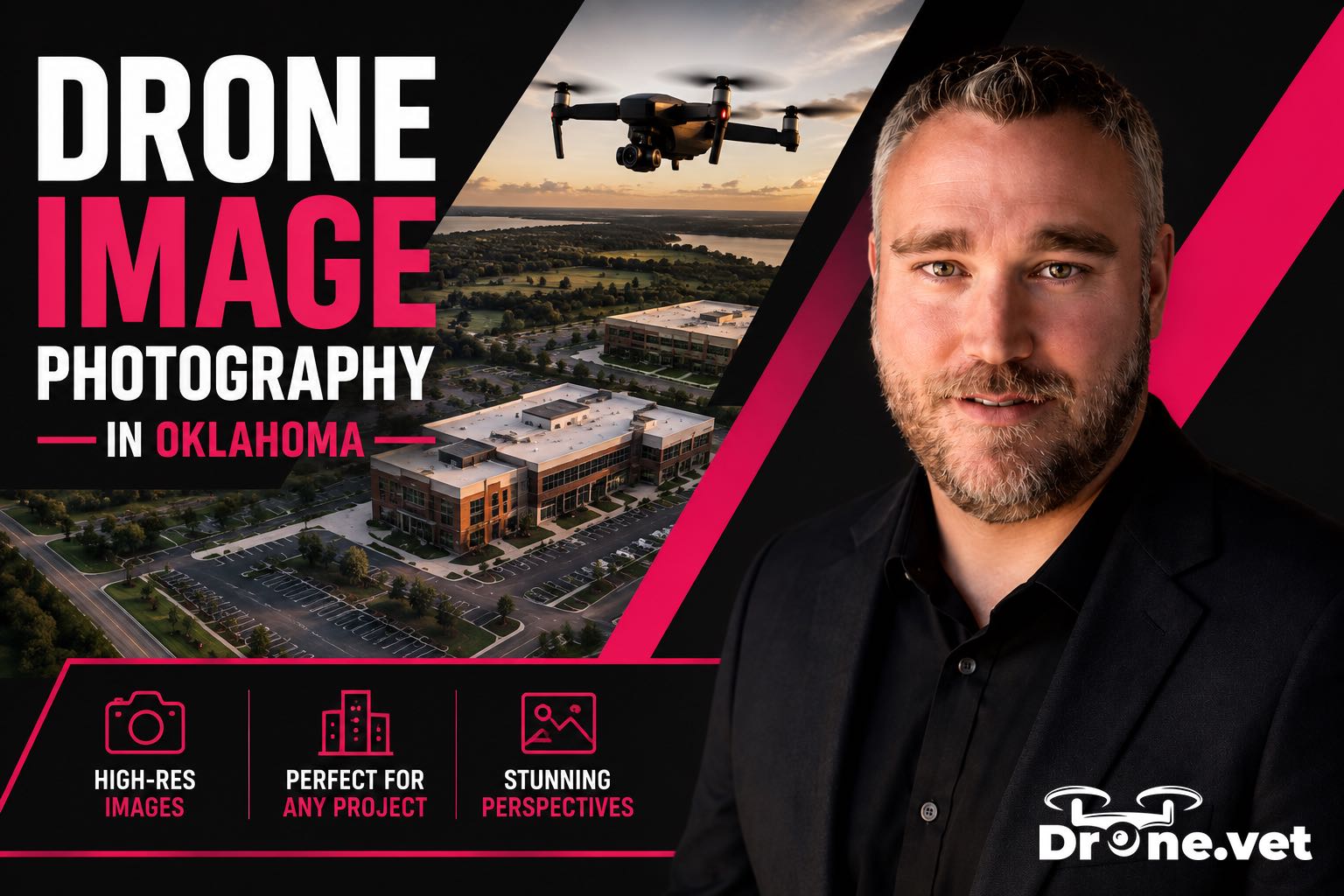 Aerial Drone Image Photography in Oklahoma by Vision Trail Media LLC