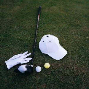 Aerial view of a stunning golf course in Oregon, showcasing lush greens and natural beauty.