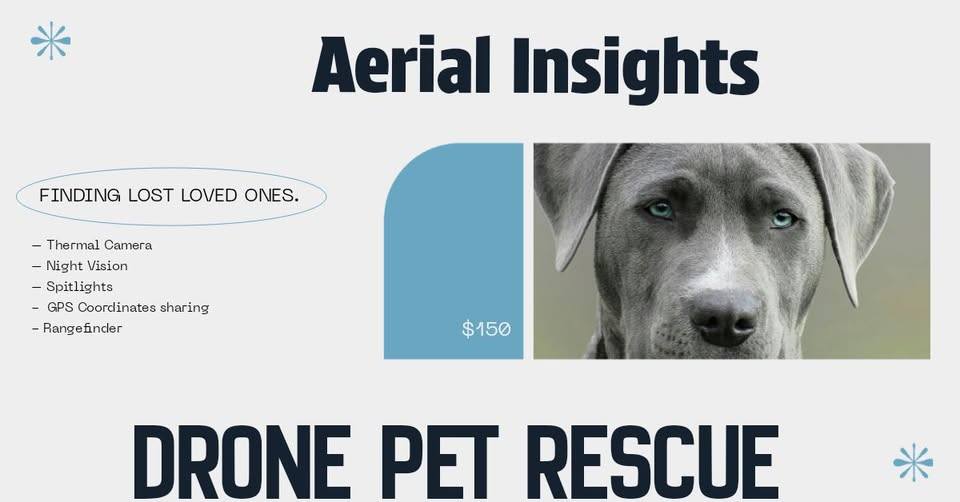 Pet Search and Recovery using drone in Ohio by Aerial Insights LLC