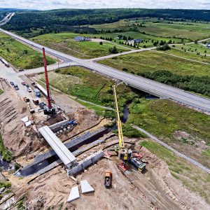 Construction  in Texas by Vivid Drone Solutions