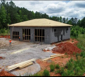 Construction progress monitoring using UAV services in North Carolina by Pathfinder.