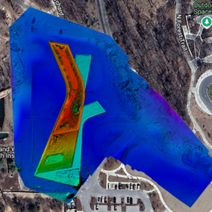 Drone Lidar Park Terrain Map