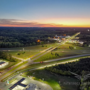 Marketing drone services in North Carolina by Pathfinder UAV Services LLC.