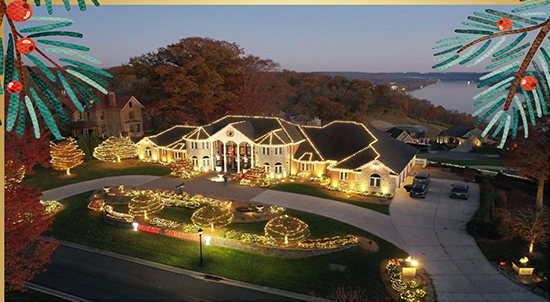 Aerial Christmas Lights  in Florida by Soarin Drone Services, LLC