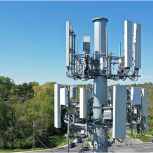 Drone inspection of telecommunication towers for efficient maintenance and safety oversight.