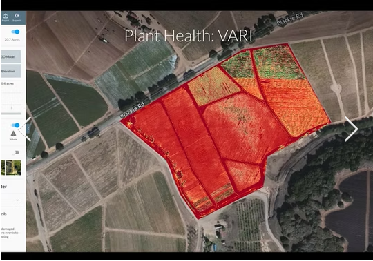Agricultural Inspections in Washington by Teslas Drones