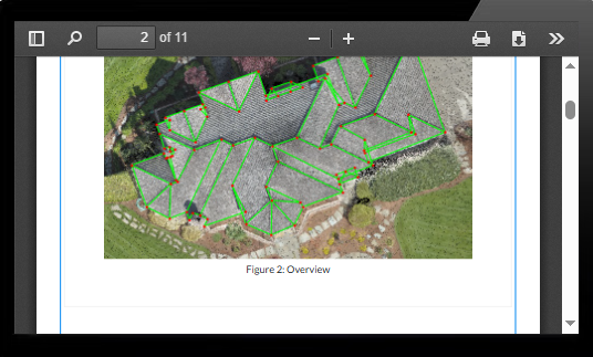 Roof Reports in Washington by Teslas Drones