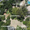 Aerial View of Green Suburban Homes and Pool