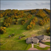 Autumn Hillside Resort With Fall Foliage