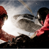 Helicopter Snow Rescue in the Mountains
