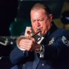 Military Trumpet Player in Powerful Live Performance