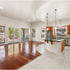 Modern Open-Concept Kitchen and Living Room
