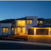 Modern Two-Story Home at Twilight