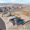 Suburban Neighborhood With Snow-Capped Mountain Views