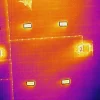 Infrared Thermal Scan of Surface Heat Patterns