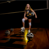 Confident Young Volleyball Player on Court
