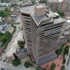 Modern High-Rise Building Aerial View