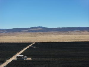 Agricultural Fields Against Mountain Landscape
