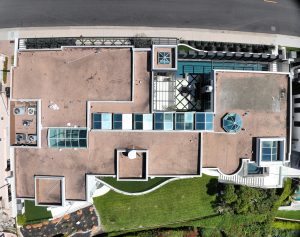 Aerial View of a Modern Luxury Home