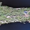 Aerial View of a Forest Cabin Retreat