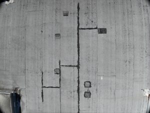 Aerial View of Cracked Concrete Surface