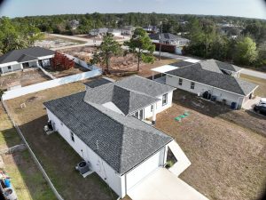 Aerial View of New Residential Neighborhood