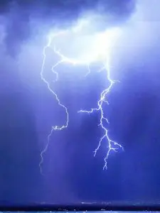 Large Lightning Strike
