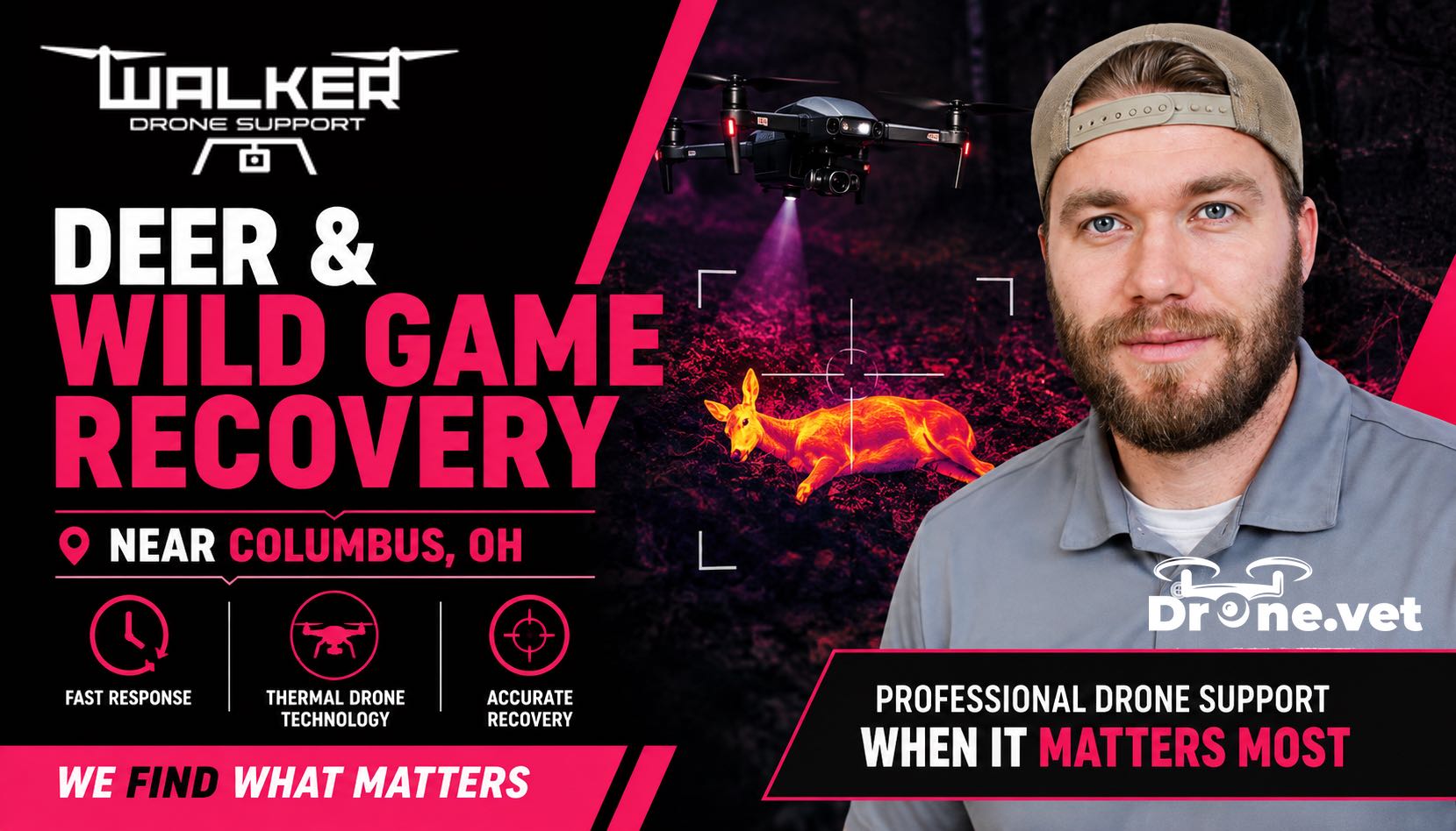 Wild Game & Deer Recovery in Columbus, Ohio