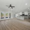 Modern Open-Concept Living Room With Kitchen