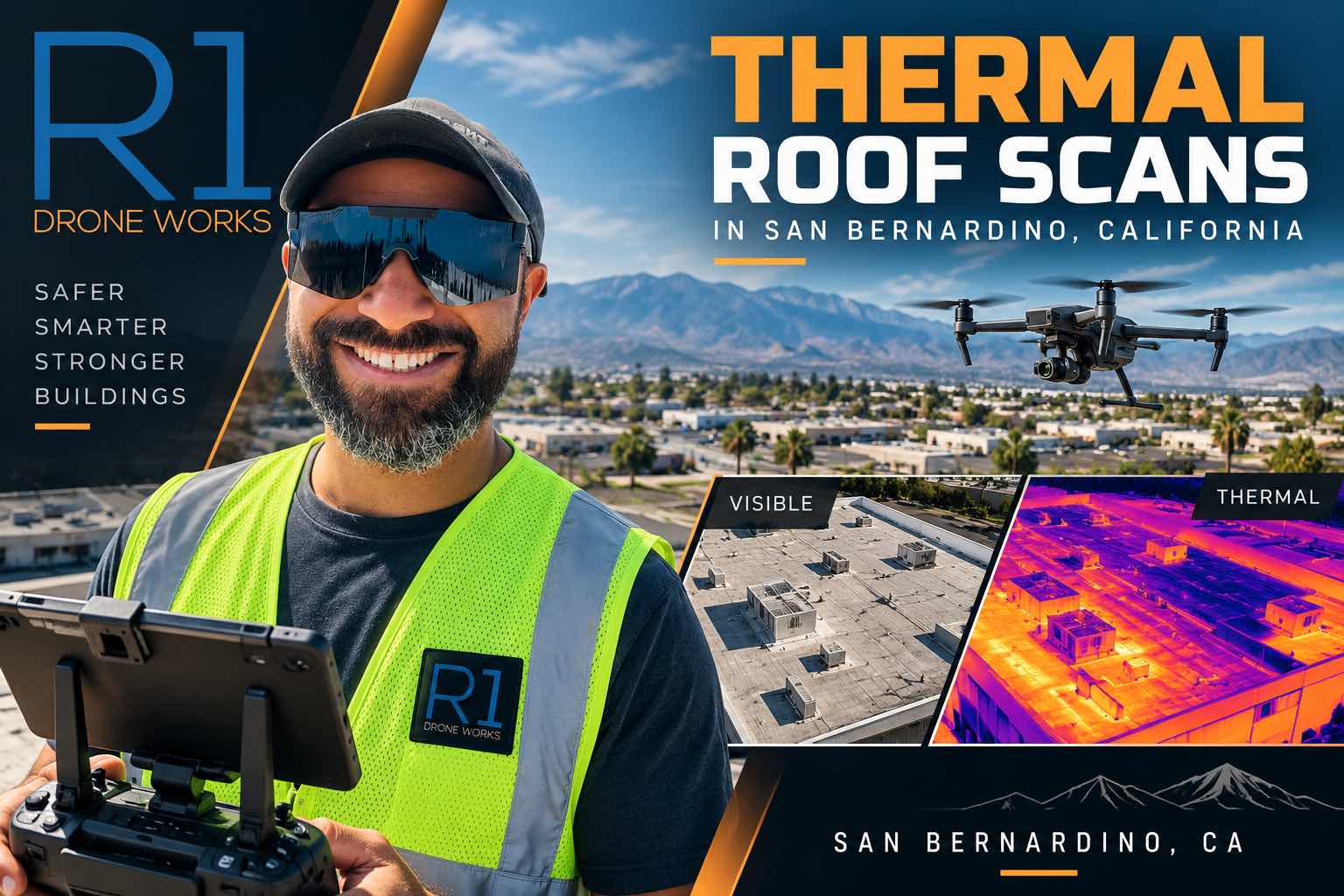 Thermal Roof Scan in San Bernardino, California