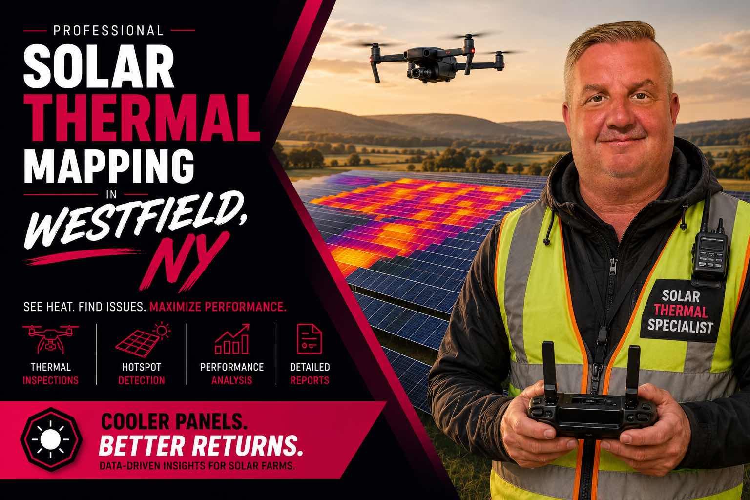 Solar Thermal Mapping in Westfield, New York