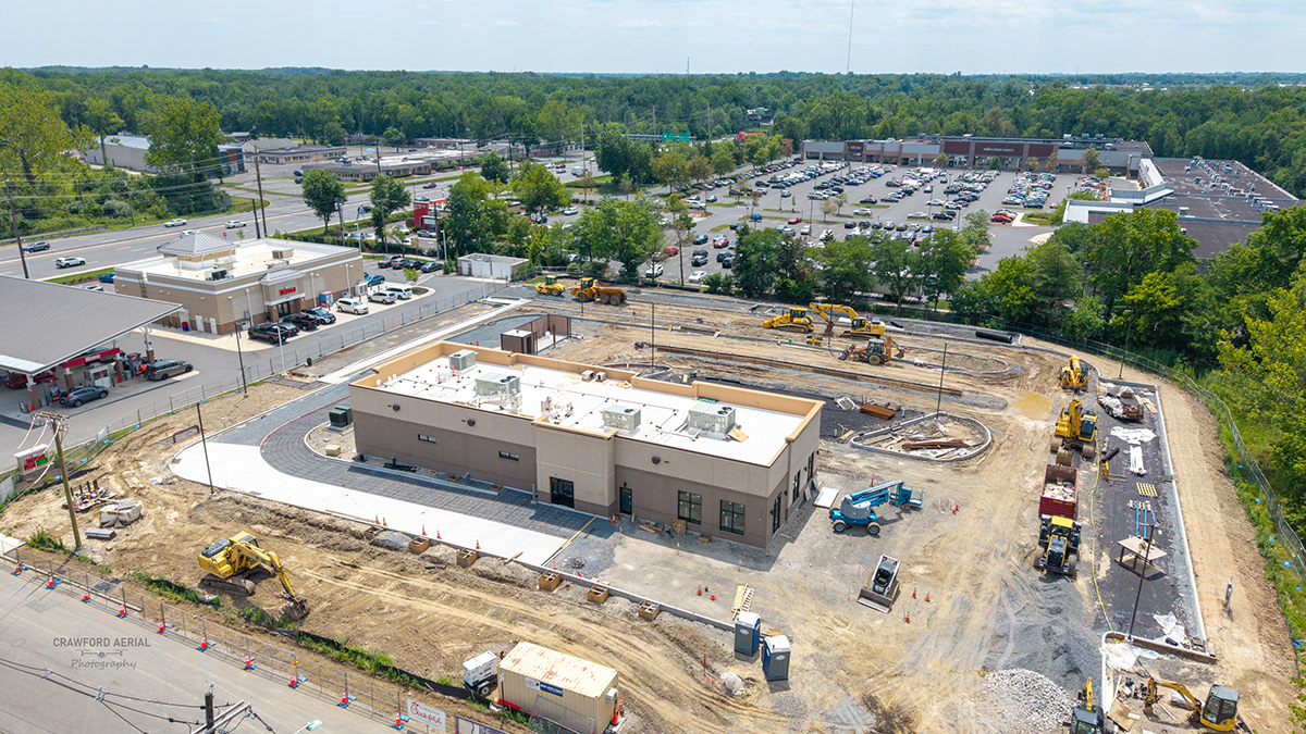 Construction Site Monitoring & Aerial Documentation in Yardley, Pennsylvania
