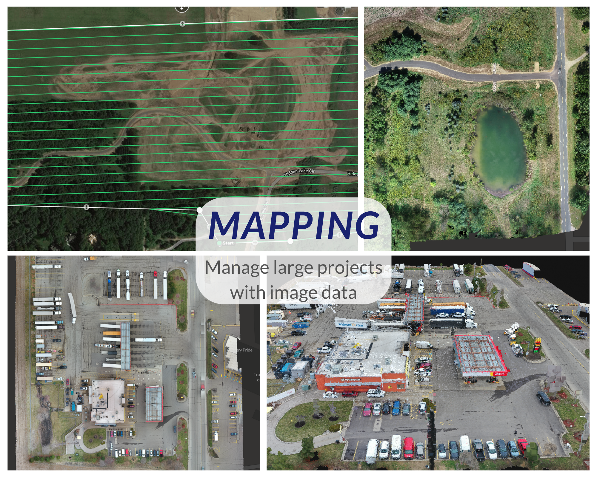 Drone Site Mapping, Photogrammetry, & Spatial Surveys in Eastwood, Michigan