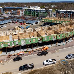 Construction Progress Monitoring & Aerial Site Services in Hyde Park, Vermont