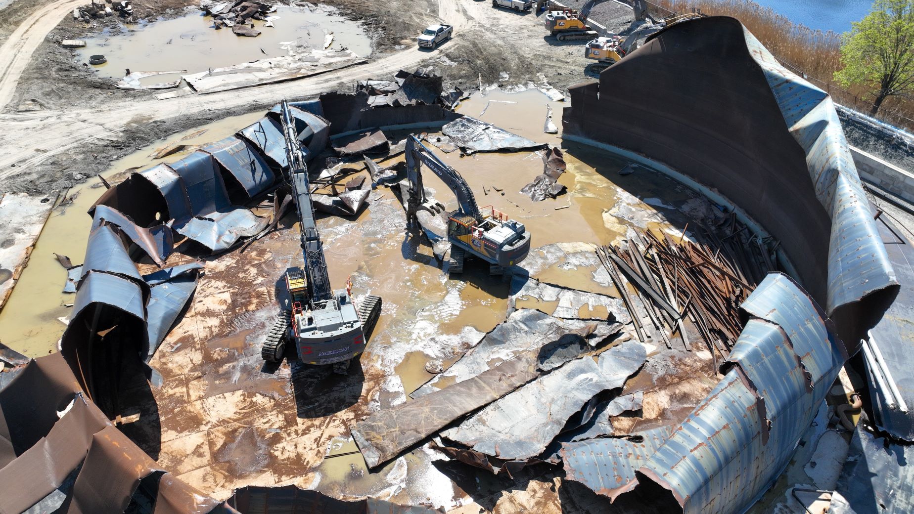 Construction Progress, Roof Inspections, & 3D Mapping in Arlington, Massachusetts