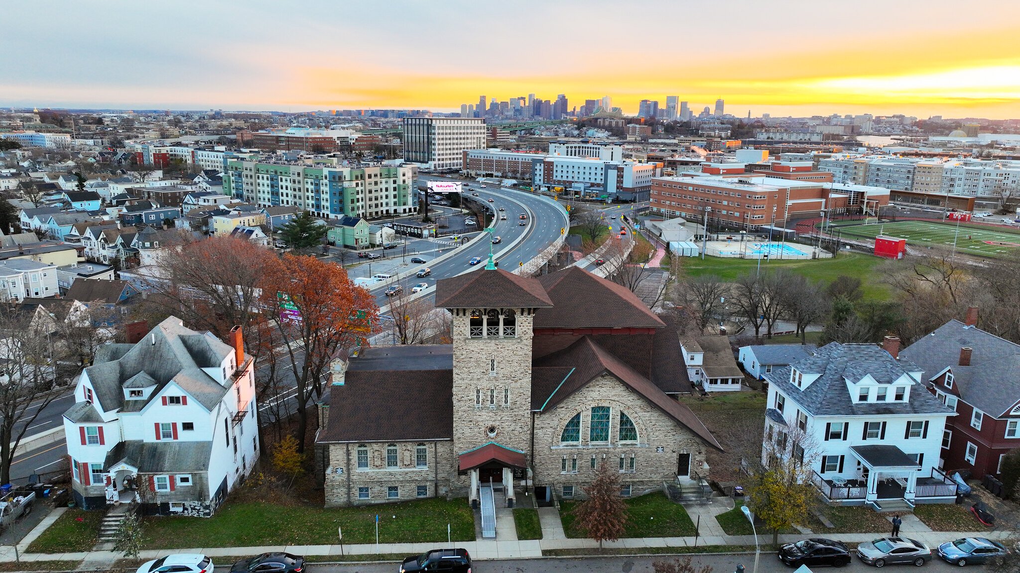 Real Estate Aerial Photography & Indoor Drone Tours in Arlington, Massachusetts